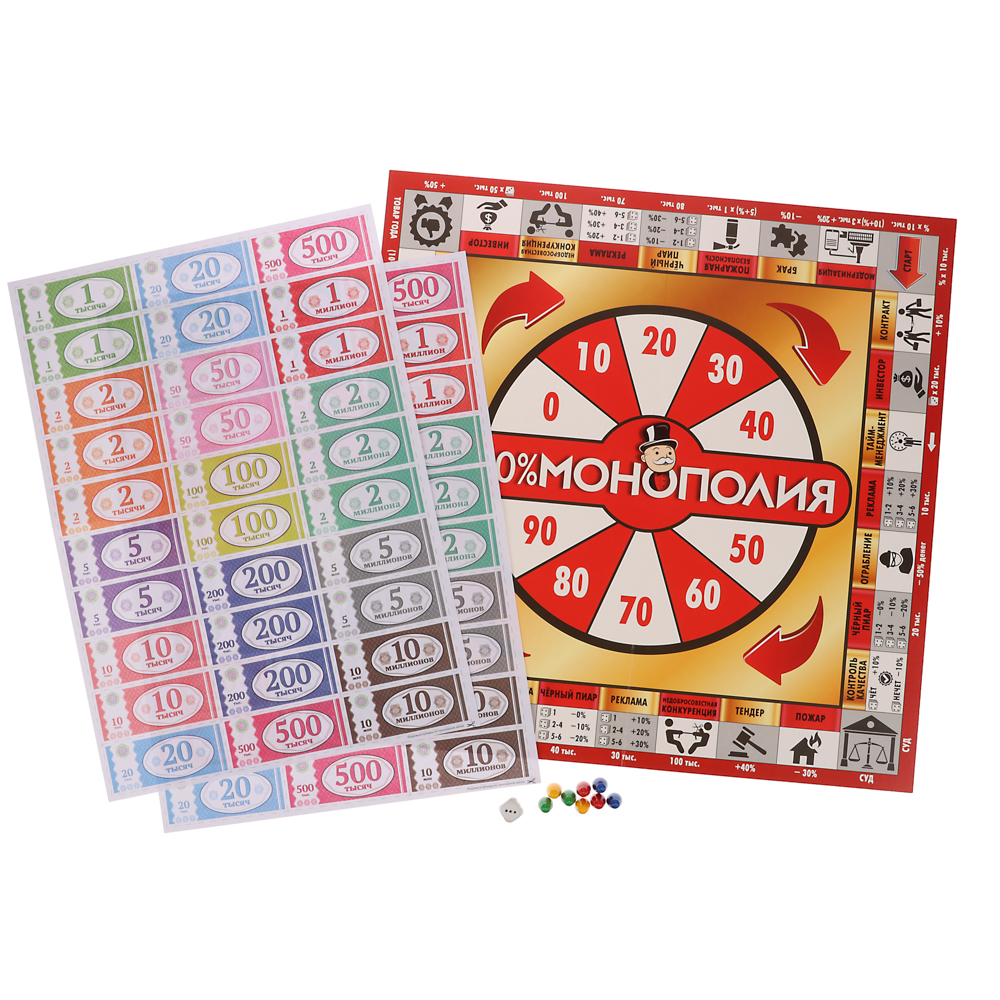Экономическая настольная игра "100%Монополия" - #2
