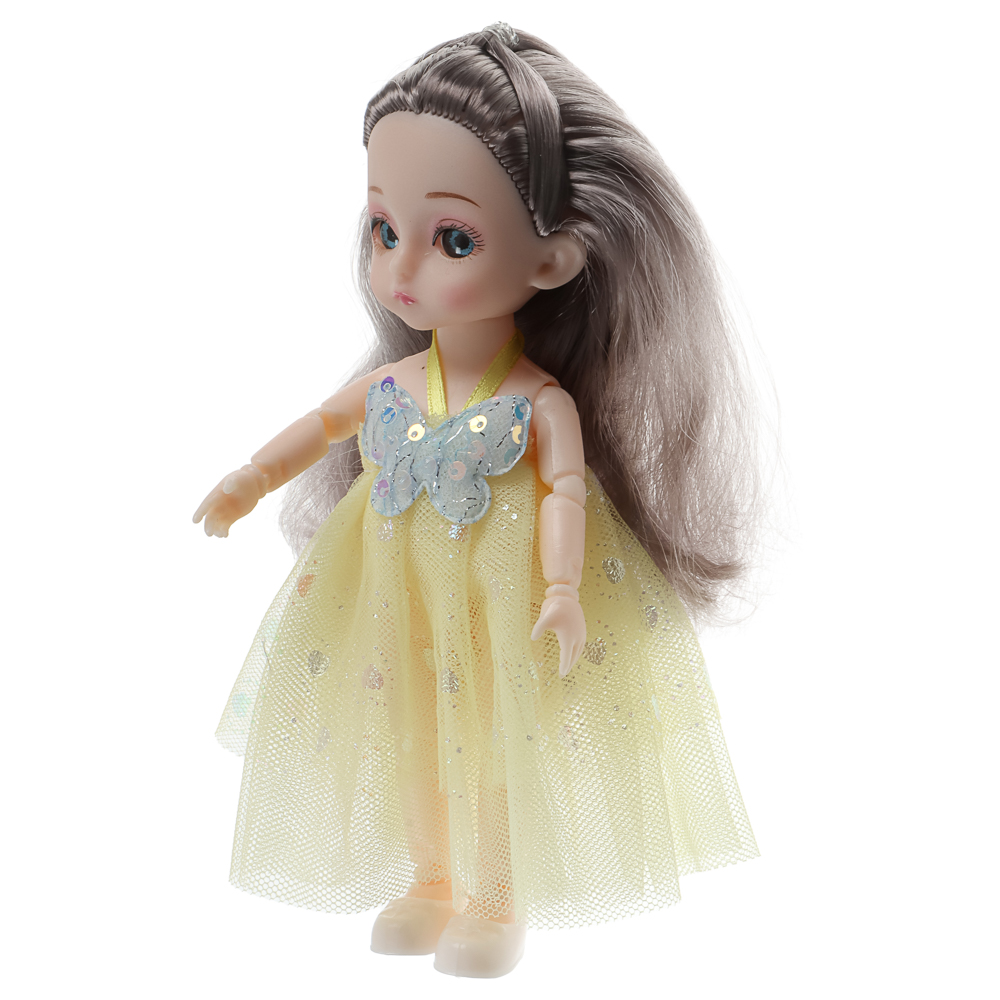 ИГРОЛЕНД Кукла шарнирная 15 см с аксессуарами, PP, ABS, PVC, 22х5,5х20 см, 4 дизайна - #8
