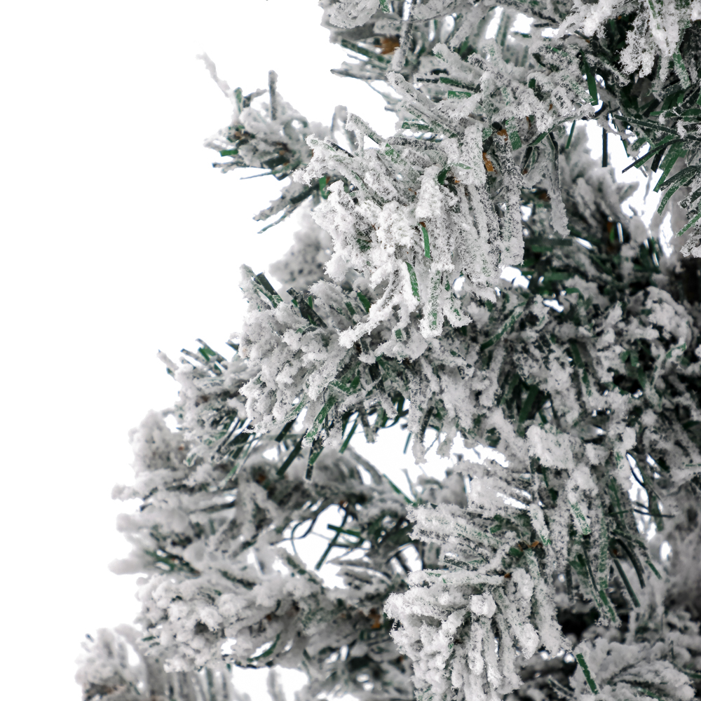 Ель 120 см, 100 веток, снежная, флокирование, ПВХ, 26-18 - #2