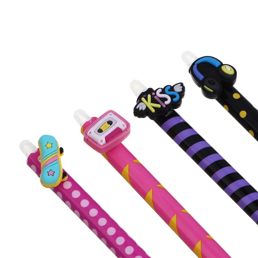 Ручка гелевая "пиши-стирай" синяя, фигурка в форме гаджетов, 4 дизайна - #5