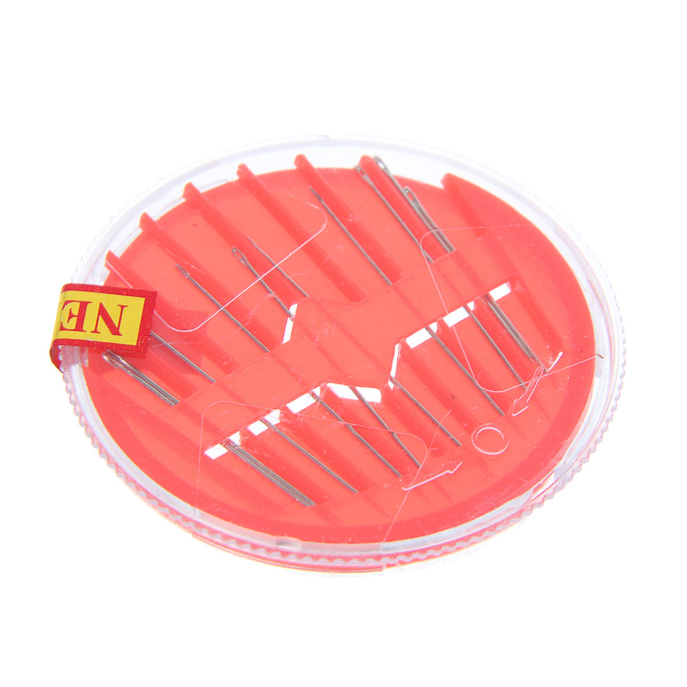 Набор швейных принадлежностей 15 пр. в пластик боксе (нитки, иголки, ножницы, сантиметр и т.д.) - #7