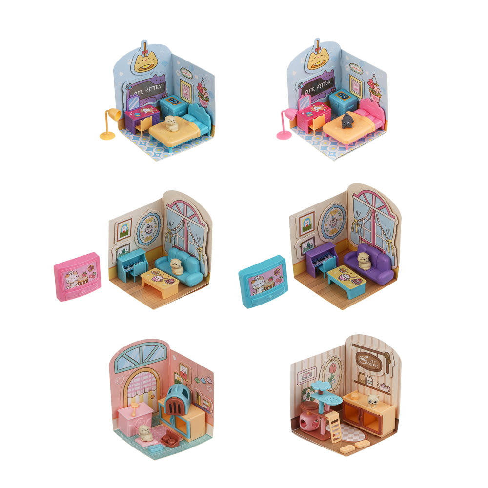 Игрушка сюрприз в яйце "Животные", 12х9,5см, картон, PP, 6 дизайнов - #1