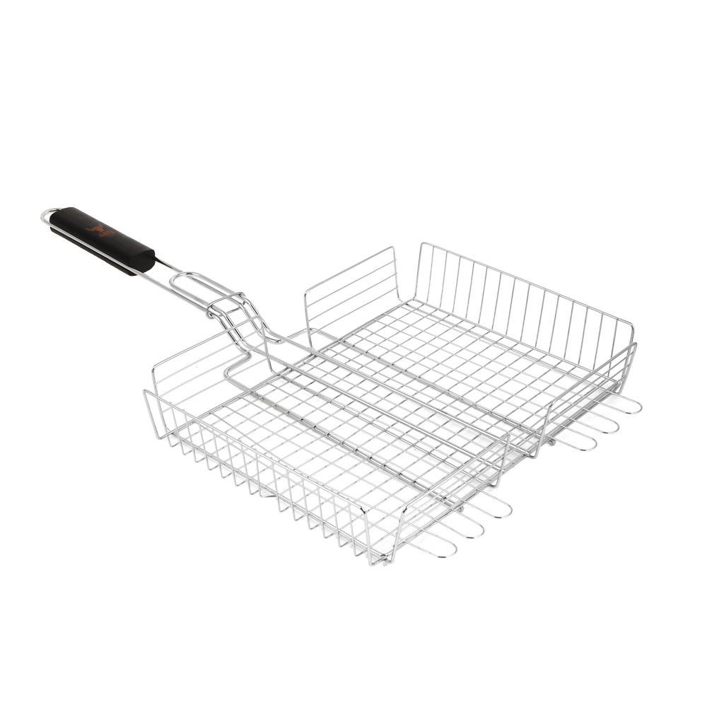 Решетка-гриль хром. тм GRILLBOOM, 25х33х5см - #7