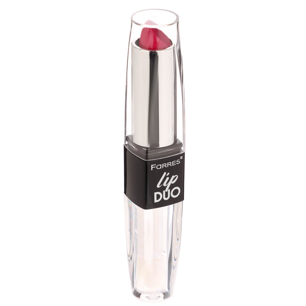 Блеск увлажняющий + помада для губ 2 в 1, тм Farres 4 г - #25
