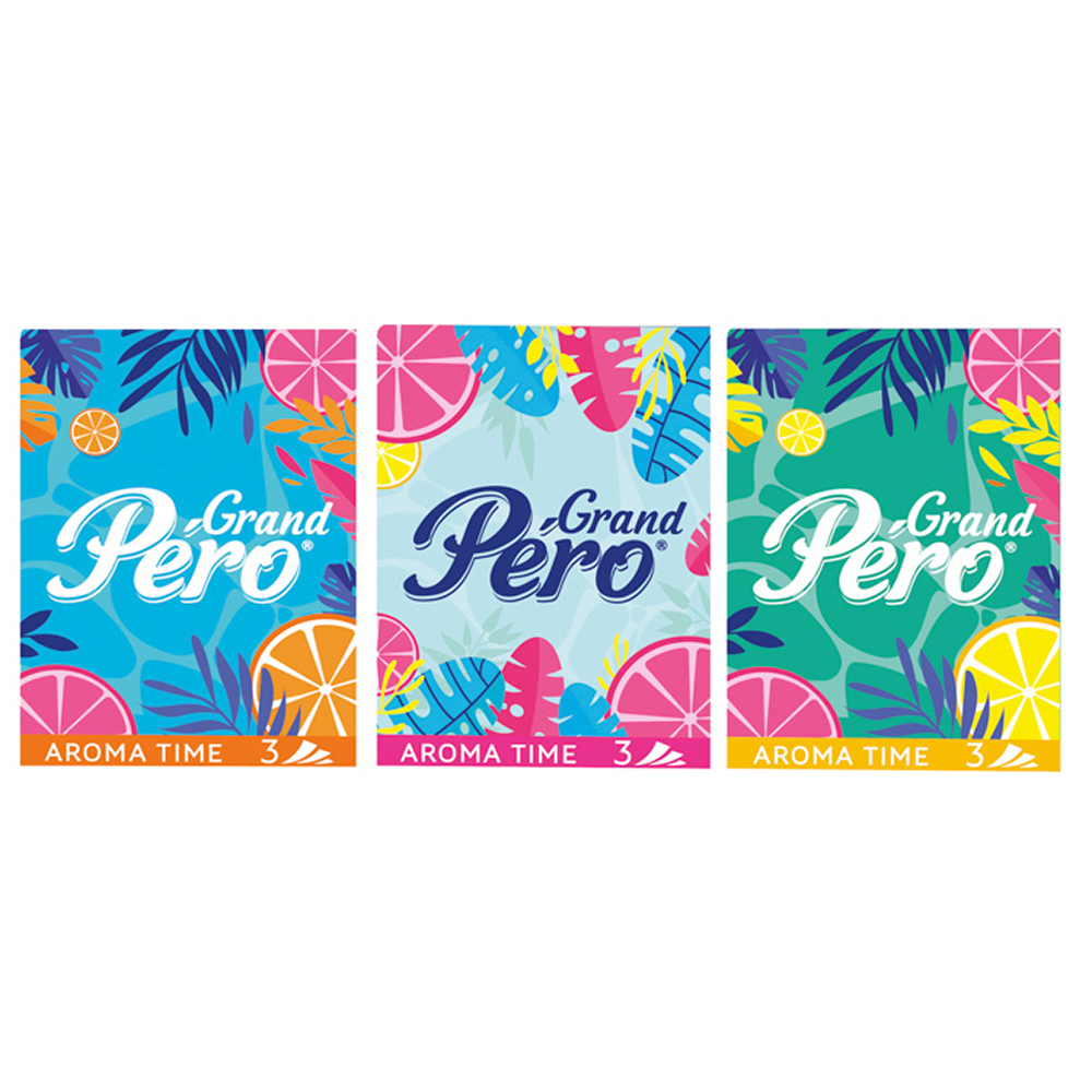 Платочки бумажные Grand Pero aroma, 3 слоя, 7шт - #1