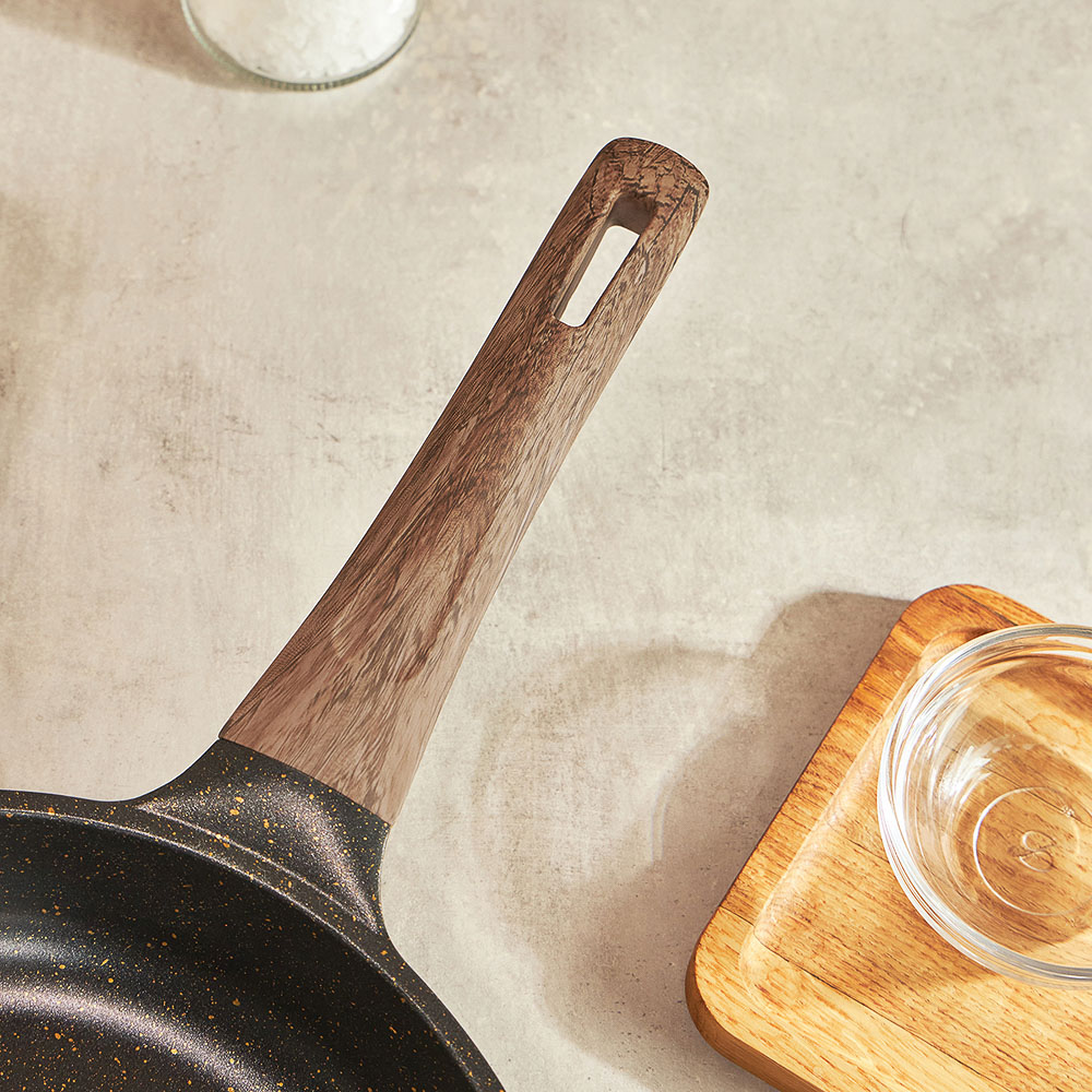 SATOSHI Карнуа Сковорода литая d20см, антипригарное покрытие Мрамор, индукция - #13