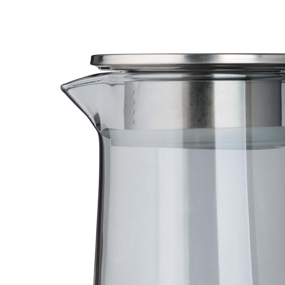 SATOSHI Графит Кувшин для воды 1,8л, стекло, нерж.сталь - #4