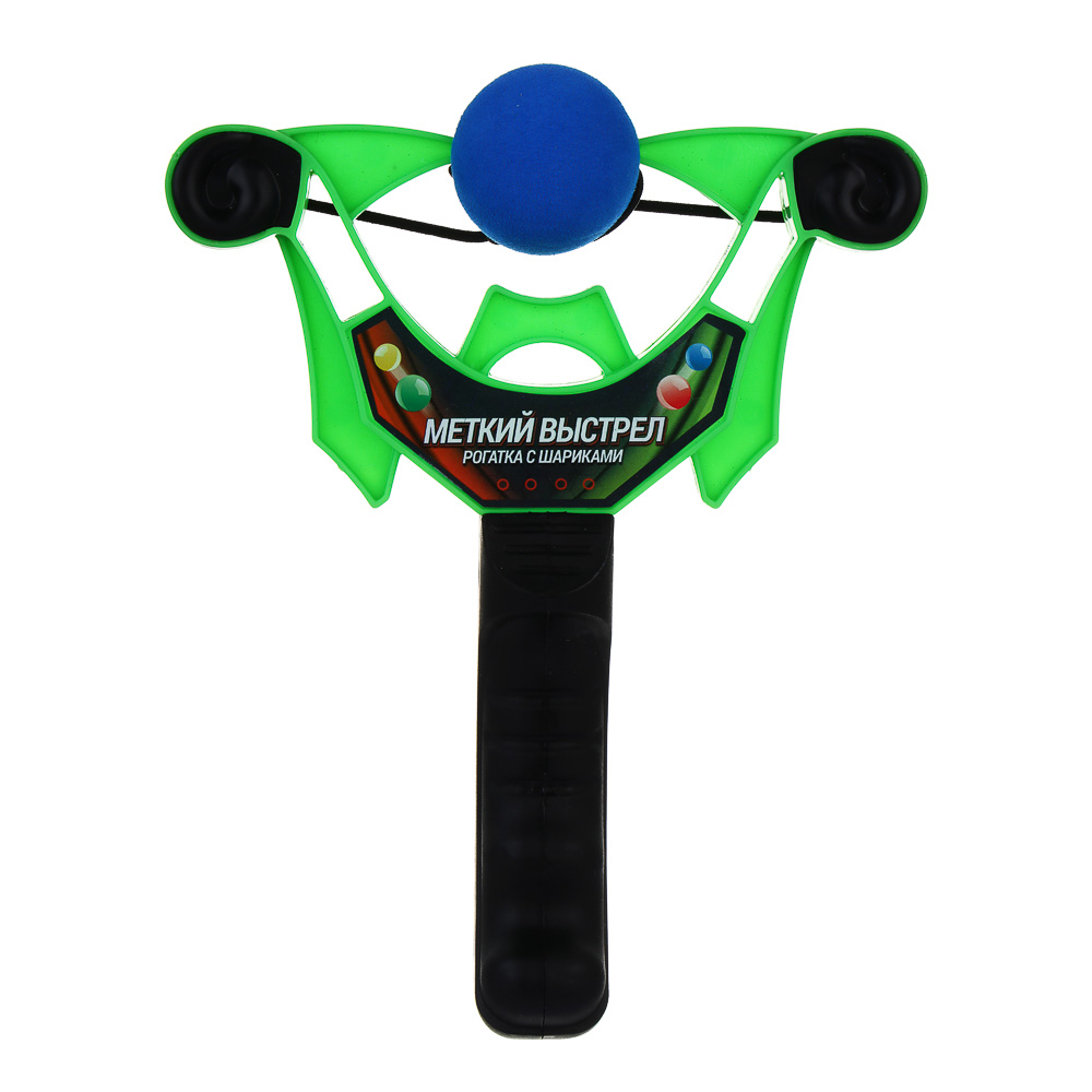 ИГРОЛЕНД Рогатка "Меткий выстрел", стреляет шариками, PP, 19х4х29 см, 2 дизайна - #6
