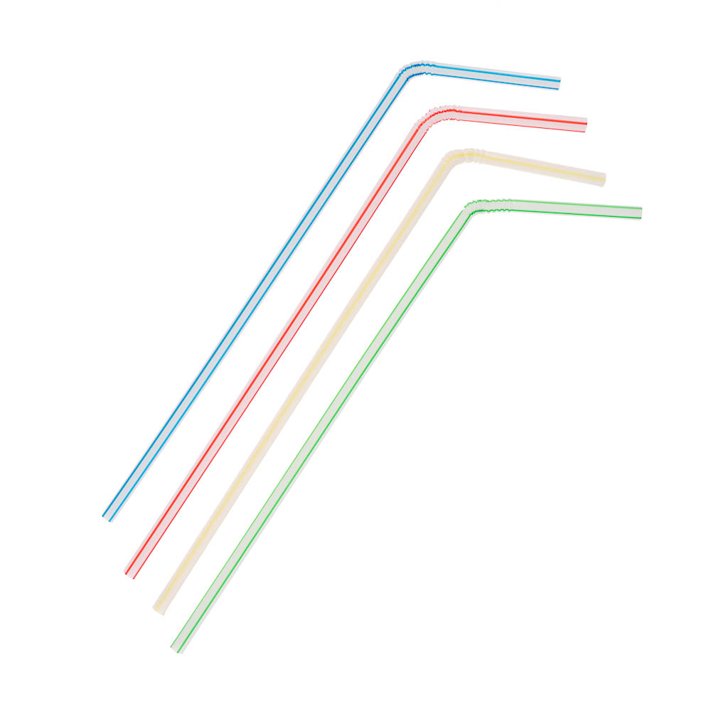 Трубочки для напитков тм Fntastic 50шт, 210x5мм, "Праздничные", цветные - #2