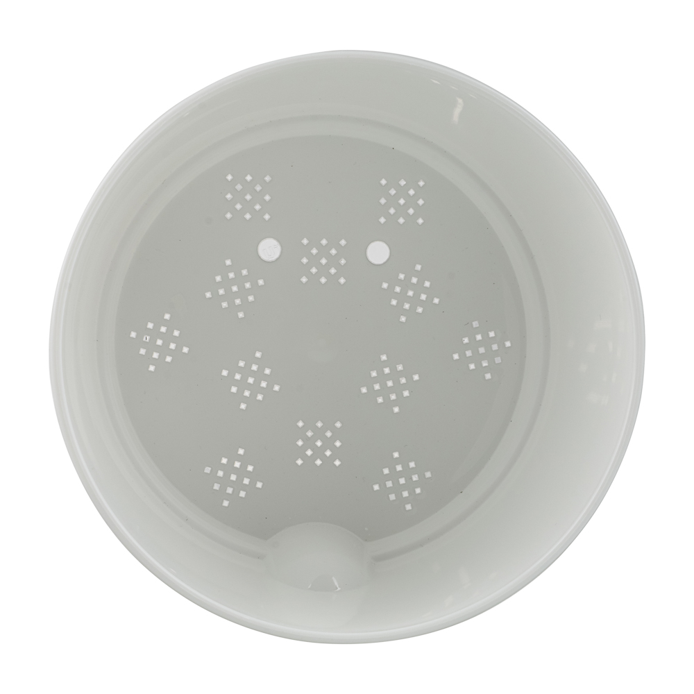 Горшок для цветов с поддоном "Аквадуэт" 1,5л, d13см, цв.белый - #5