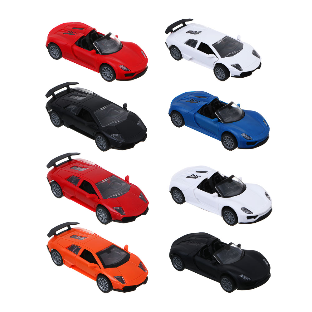 ИГРОЛЕНД Машина "Уличный гонщик", инерция, двери открываются, ABS, 15х6,5х7,7 см, 8 диз - #2