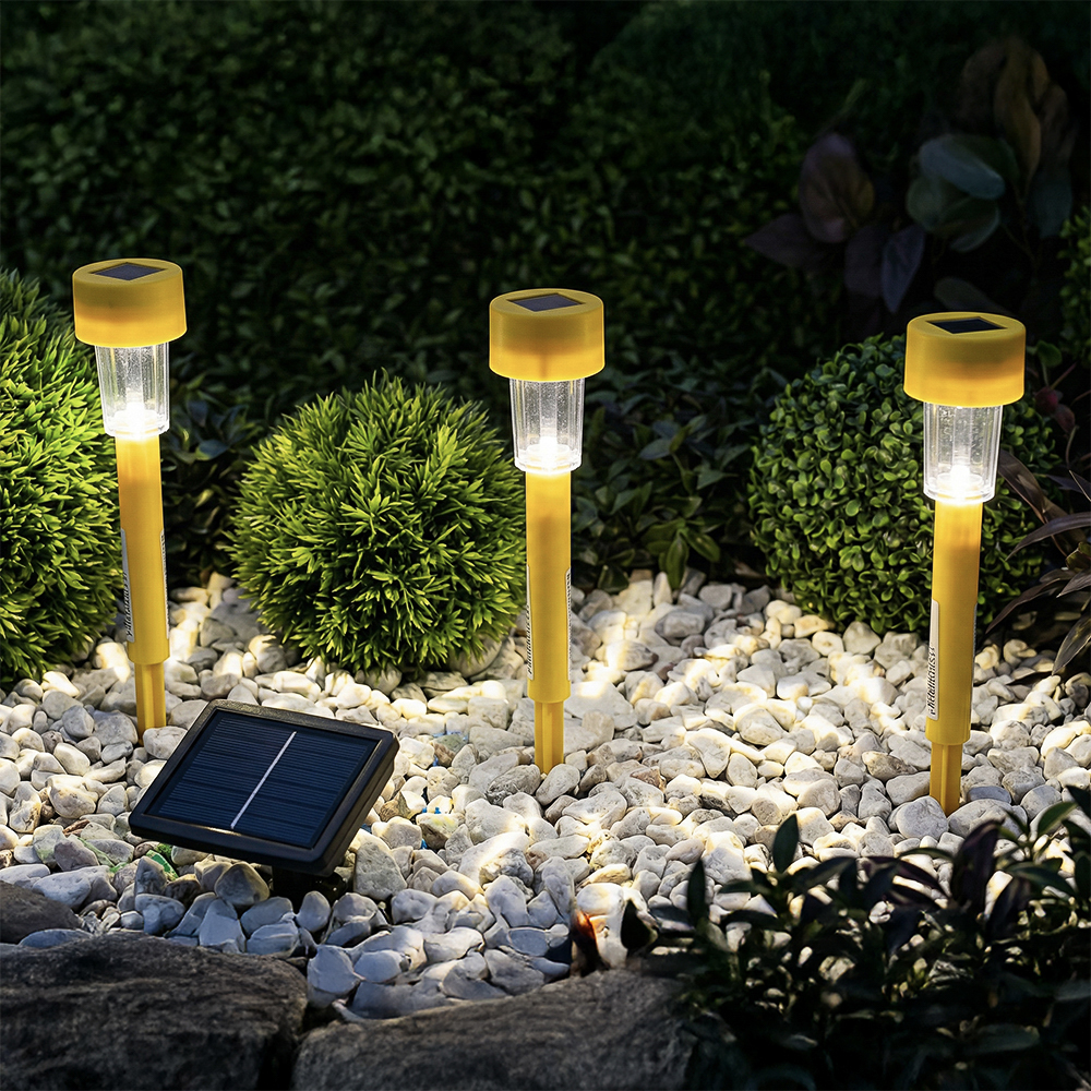 INBLOOM Фонарь садовый на солн. батарее, 4.5x4.5x31см, 1x1.2V 40mAh NI-MH, 1LED*белый, пластик - #1