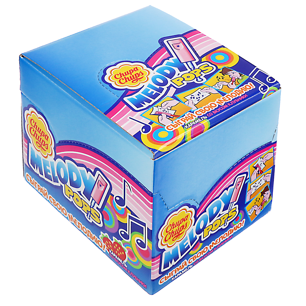 Карамель Chupa Chups Melody Pops со вкусом клубники 15 г. - #5