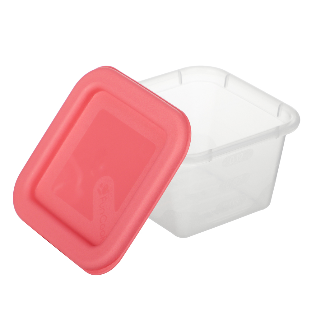Набор контейнеров пищевых квадратных, 3шт, 0,15л, пластик, 3 цвета - #6