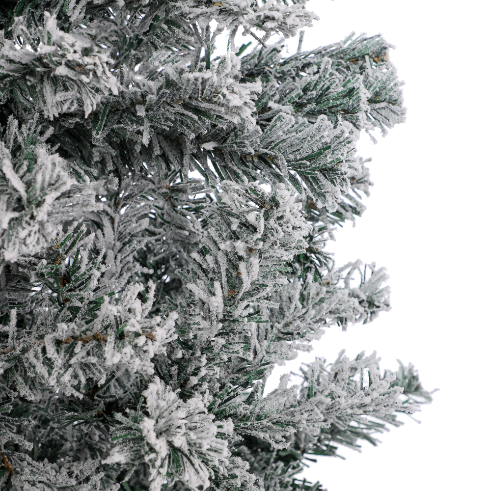 Ель 180 см, 380 веток, снежная, флокирование, ПВХ, 26-19 - #3
