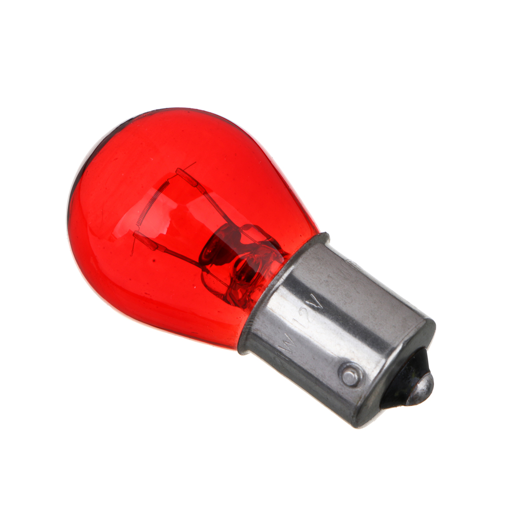 NG Лампа накаливания 12V, P21W(BA15S) красный, BOX (10 шт.) - #1