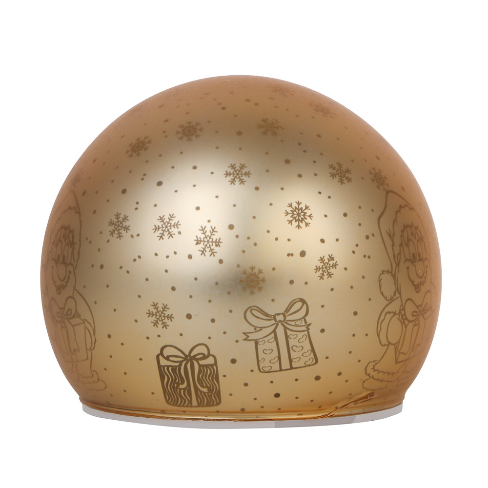 СНОУ БУМ Светильник декоративный LED, в виде шара, диаметр 10см, стекло, PS, 3xAA, 1 режим - #2