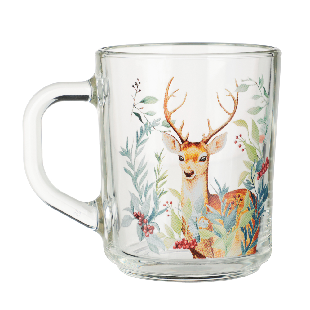 ОСЗ Олень Кружка 200мл, стекло - #1