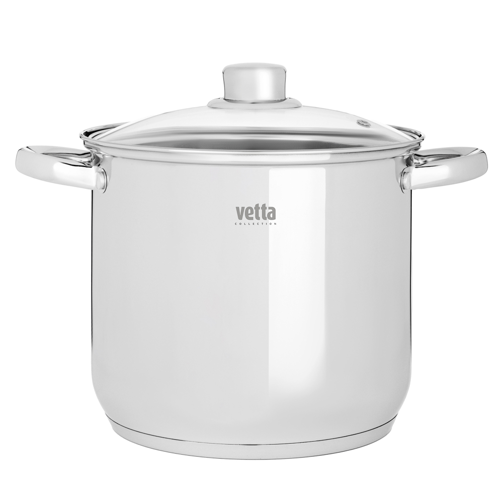 VETTA Орландо Кастрюля 22х19см, 7,0л, со стекл. крышкой, индукция - #1