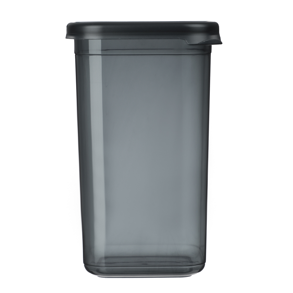 Ёмкость для сыпучих продуктов 1,4л 110х105х185, пластик, графит - #4