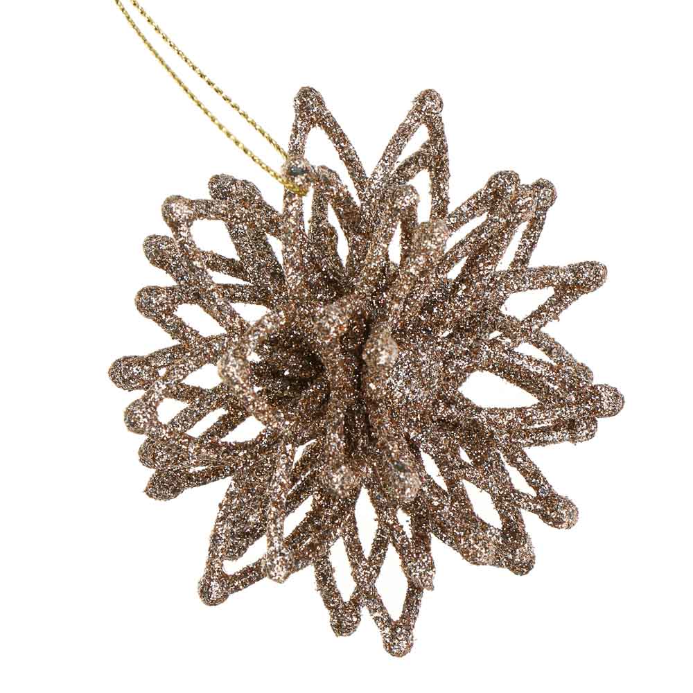 СНОУ БУМ Цветок 1 шт, 9 см, пластик, 26-821 - #2