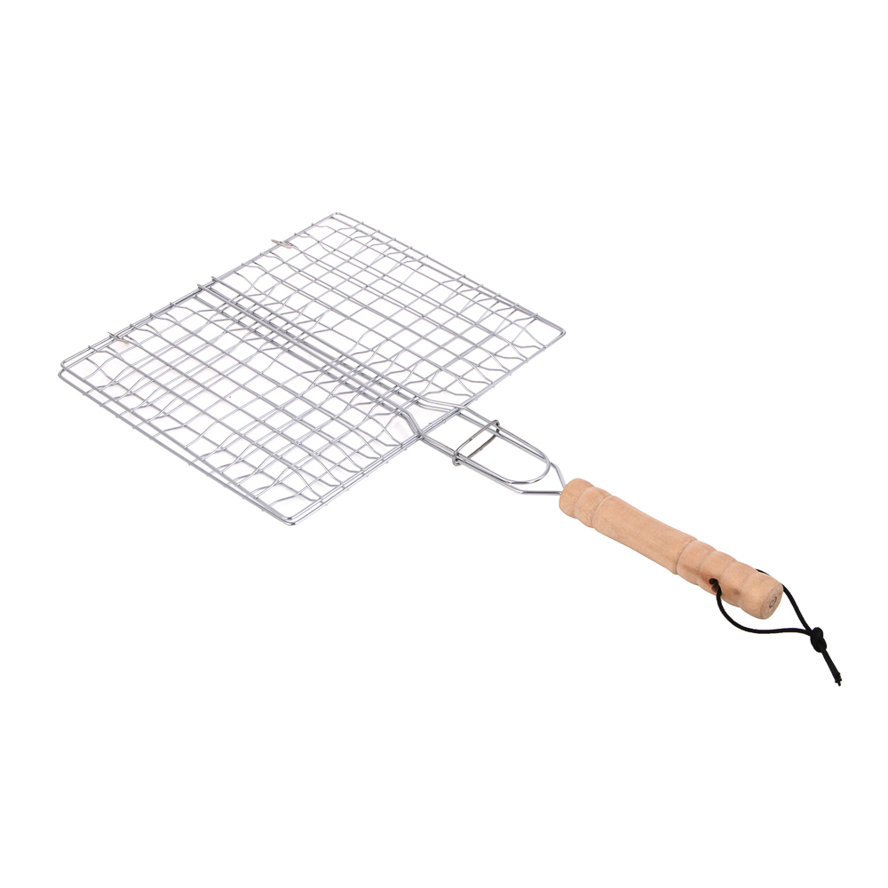 Решетка-гриль хром. тм GRILLBOOM, 20х24х2см, эконом - #1