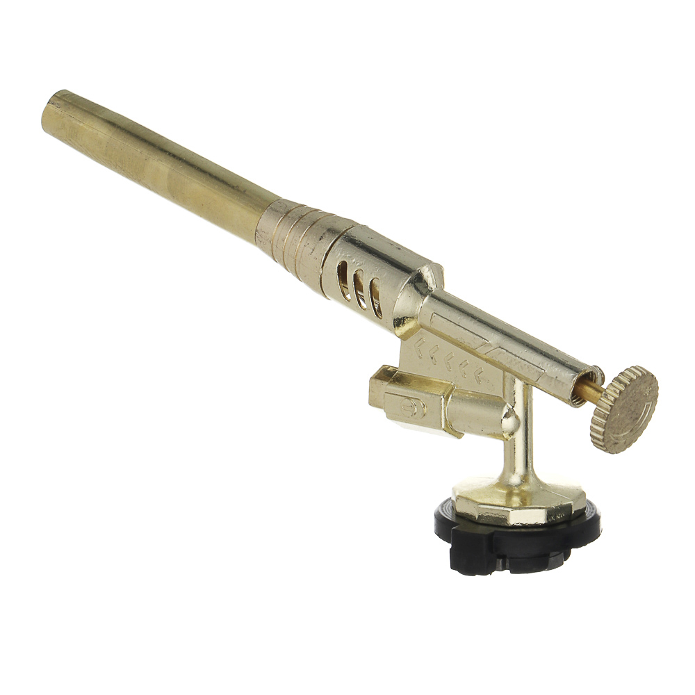 Горелка газ. с пьезорозжигом тм ЕРМАК, цанг. захват, сопло 12мм, 1,3 кВт, холод.сопло,18,1х4,9х4,3см - #1