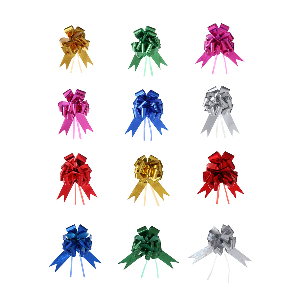 Бант-шар складной, диаметр 15 см, ПП, 12 цветов - #1