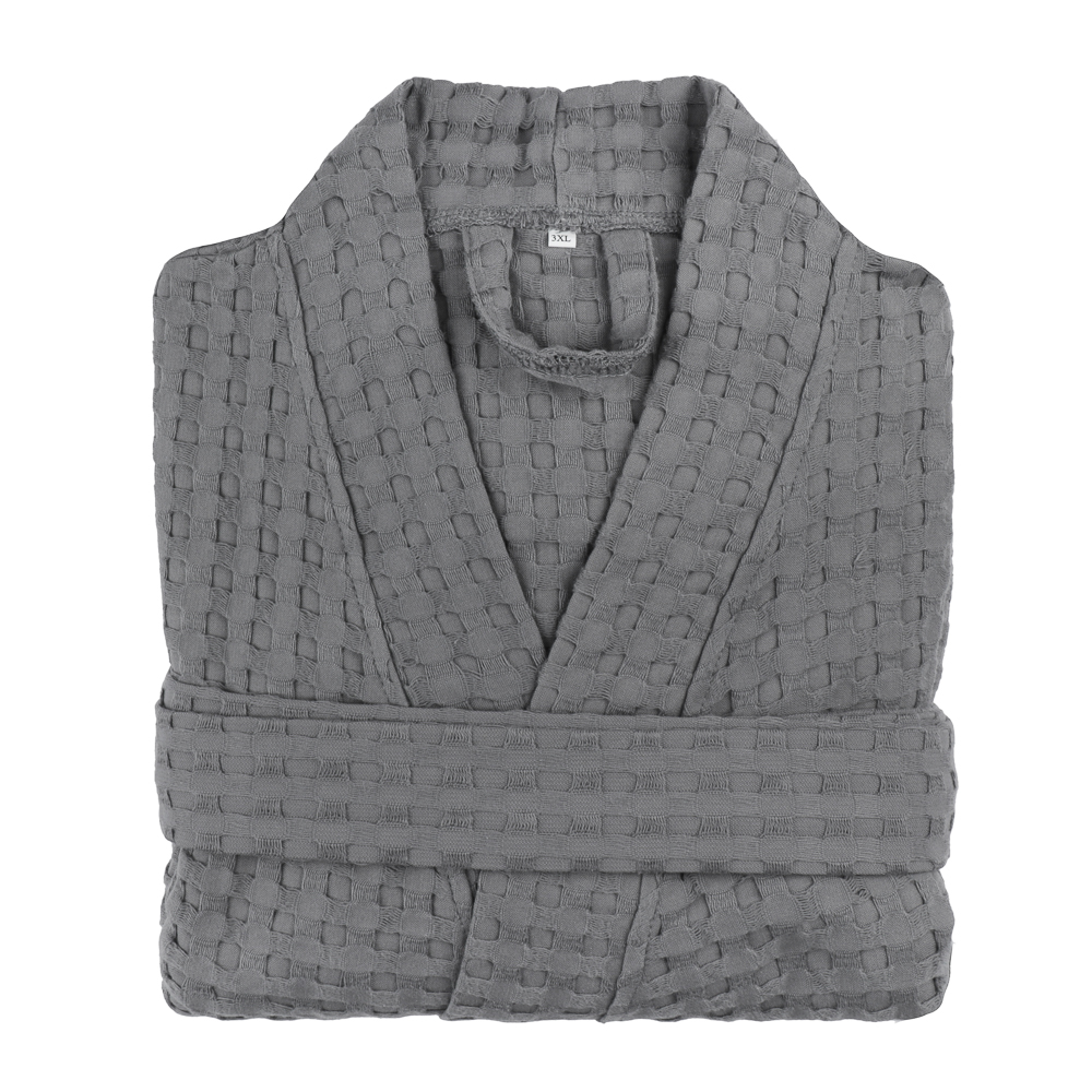 PROVANCE Монблан Халат вафельный, one size, 100% хлопок, 300гр/м2, серый - #6