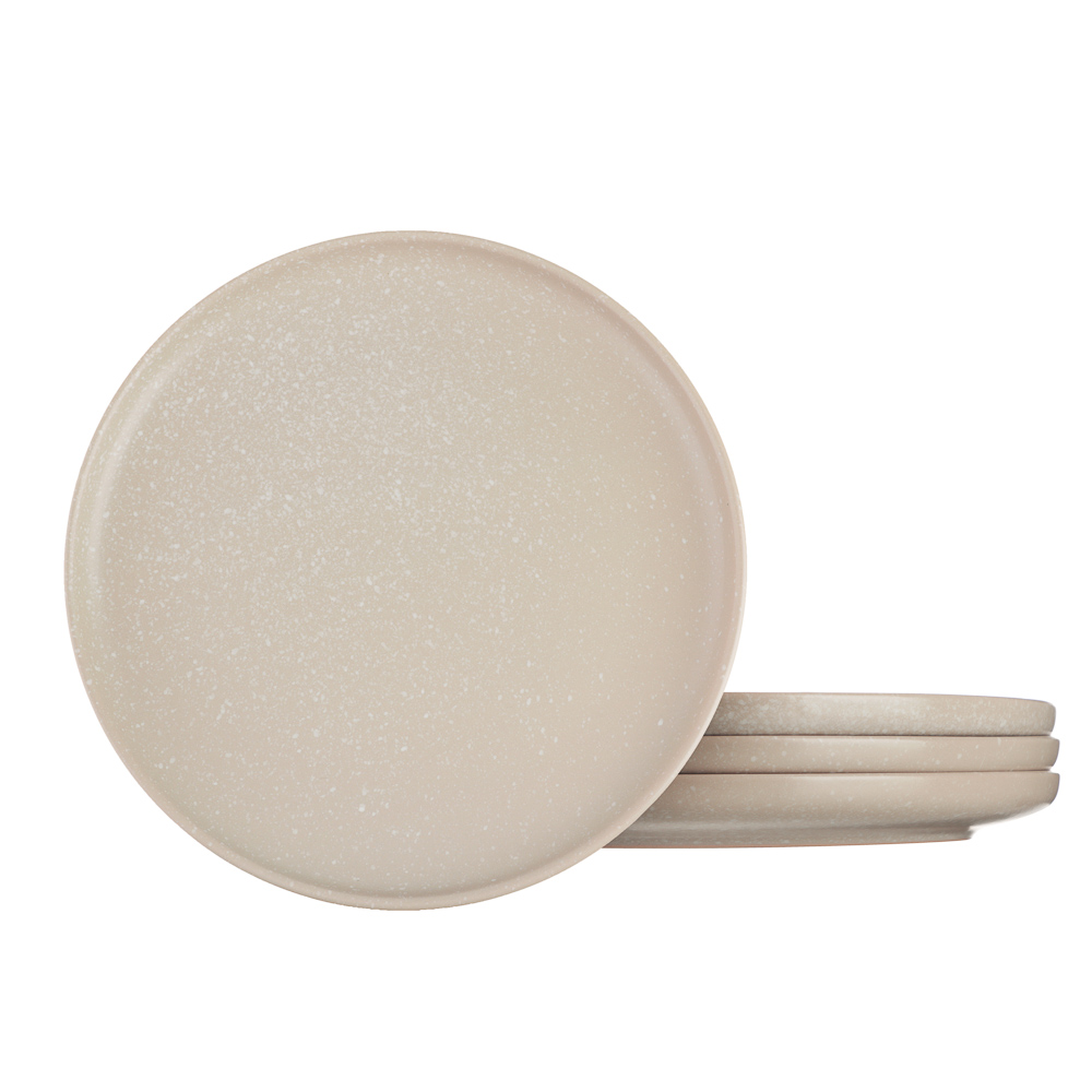 MILLIMI Набор стол.посуды 16пр(тар26см*4, тар20см*4, салатн14см*4, кружка340мл*4) керамика, бежевый - #2