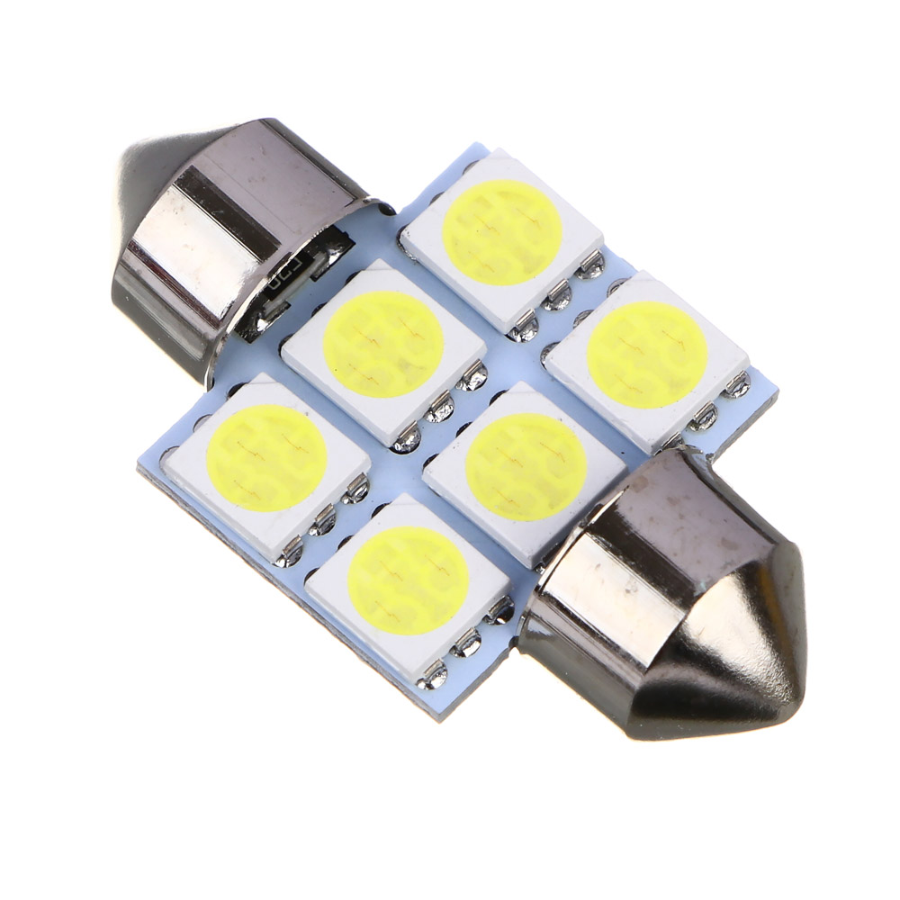 NG Лампа светодиодная T11, (6SMD-5050), 31 мм, 12В,белый, 2 шт., блистер - #3