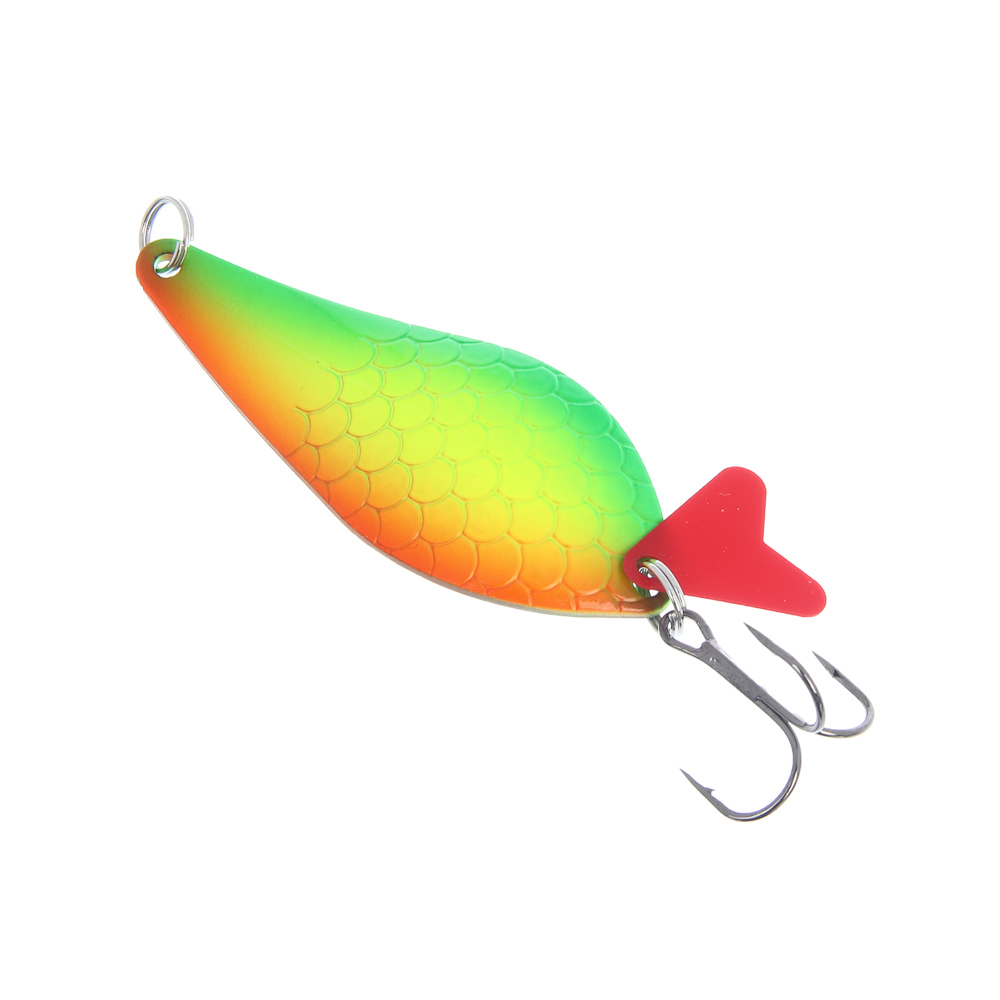 Блесна колеблющаяся "Щука" тм AZOR FISHING, кислотная, 5 видов - #4