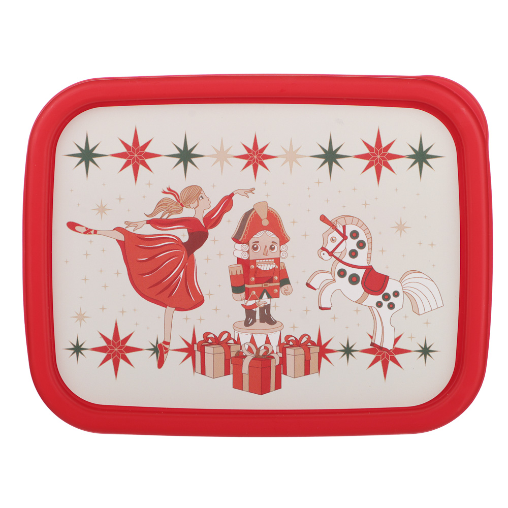 Щелкунчик Контейнер для продуктов прямоугольный 0,85л, пластик - #7