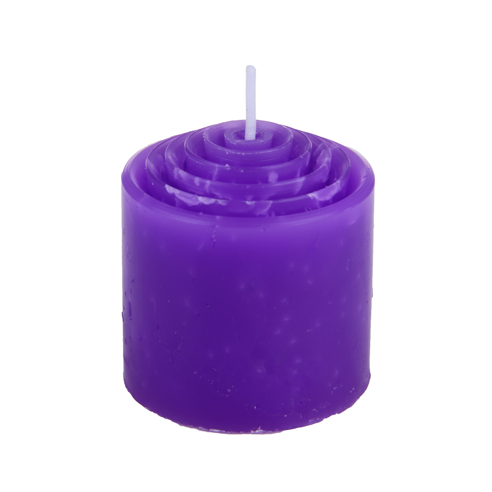 LADECOR Набор ароматических свечей, парафин, 3 шт, набор (5x5см, 5x7,5см, 5x10см) лаванда - #4