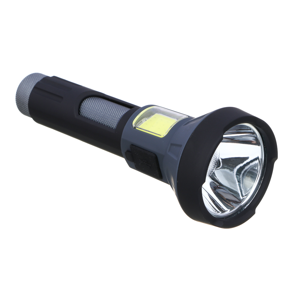 ЕРМАК Фонарь рабочий, LED СОВ, 4 режима, 600мАч,USB,металл,пластик, 160х58х60 мм,функция Power-bank - #1