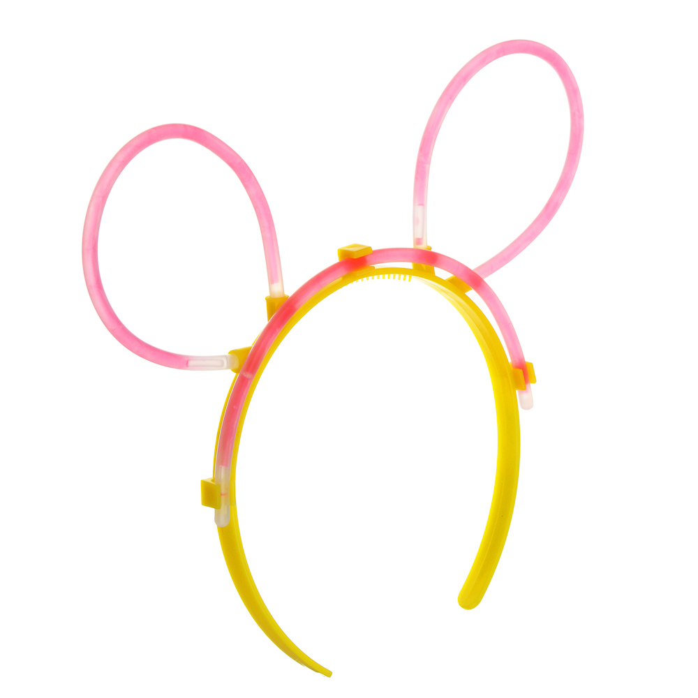 Неоновый ободок, диаметр ободка 10,5см, пластик, 4 цвета - #5