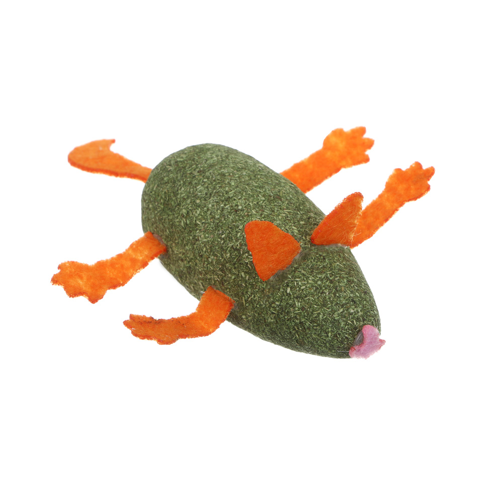 Игрушка для кошек тм VETTA котик, кошачья мята, фетр, 5,5см - #1