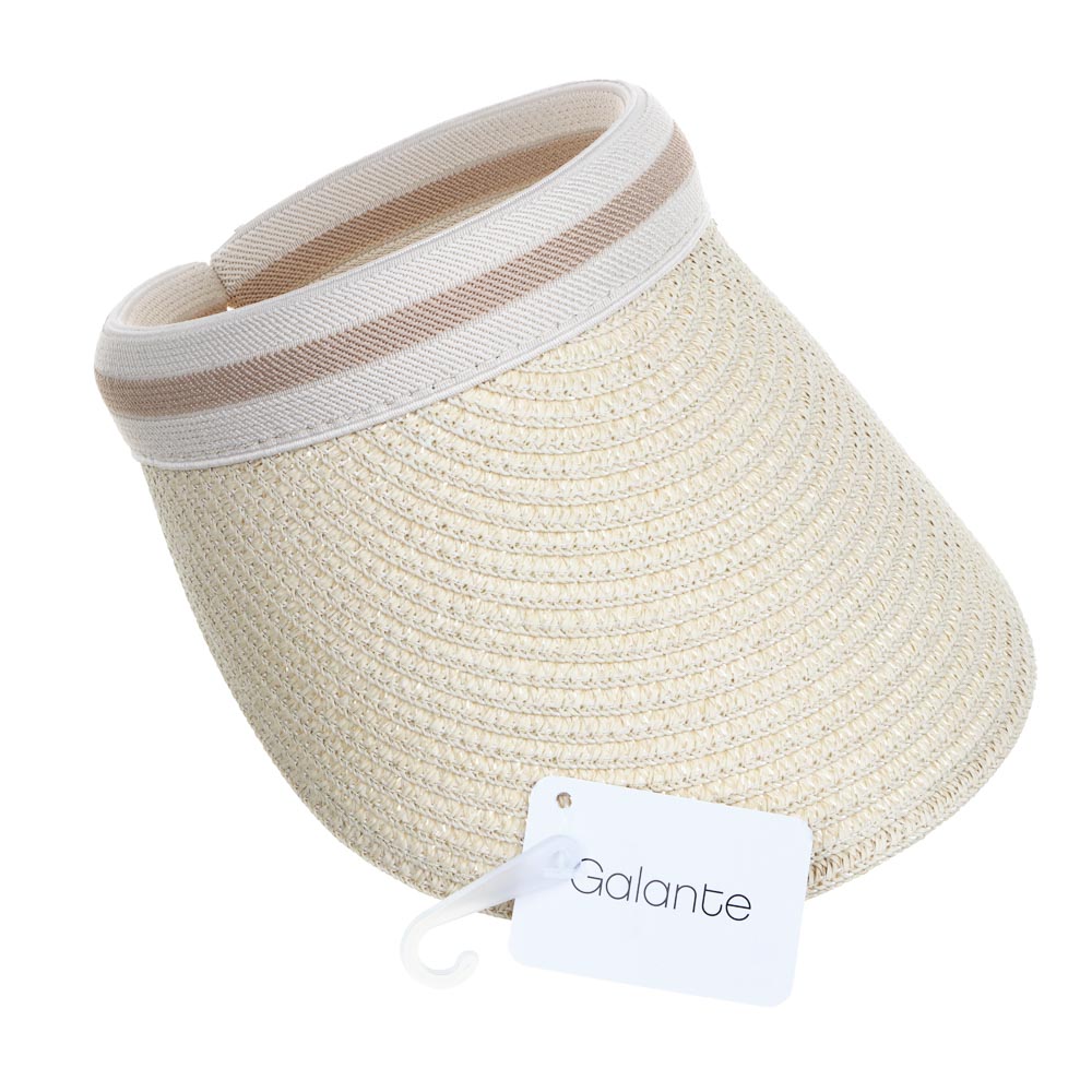 GALANTE Козырек от солнца женский, р.56-58, 100% целлюлоза, 3 цвета, ЮГ23-04 - #5