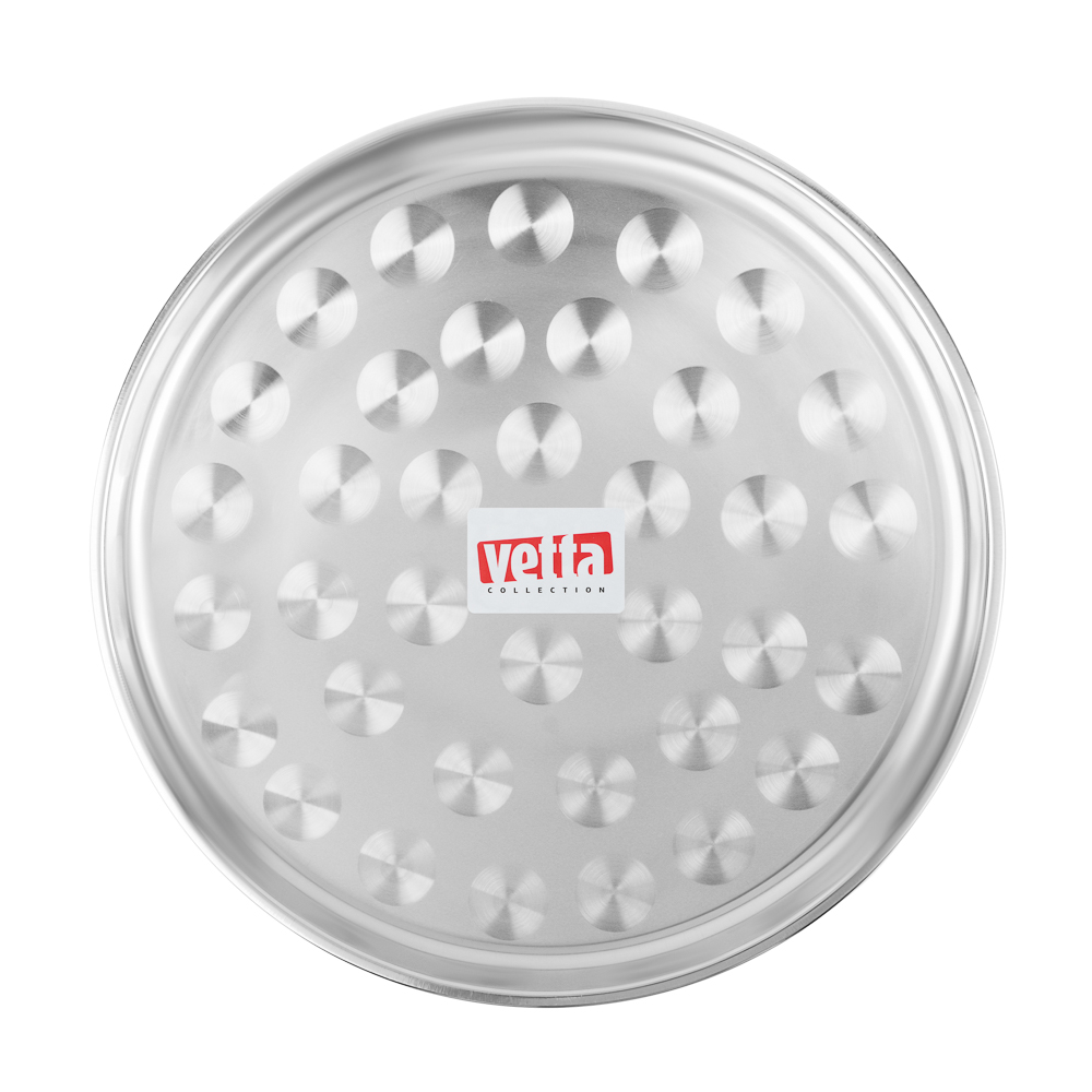 VETTA Поднос круглый 35см, нерж.сталь - #6
