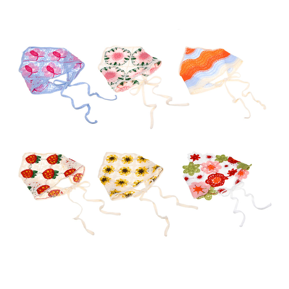 GALANTE Косынка вязаная женская, р-р 50x35см, 100% полиэстер, 6 дизайнов - #5