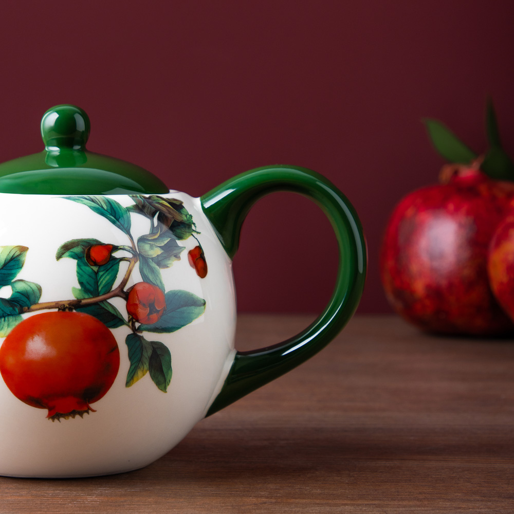 MILLIMI Гранат Чайник, 900мл, керамика - #10