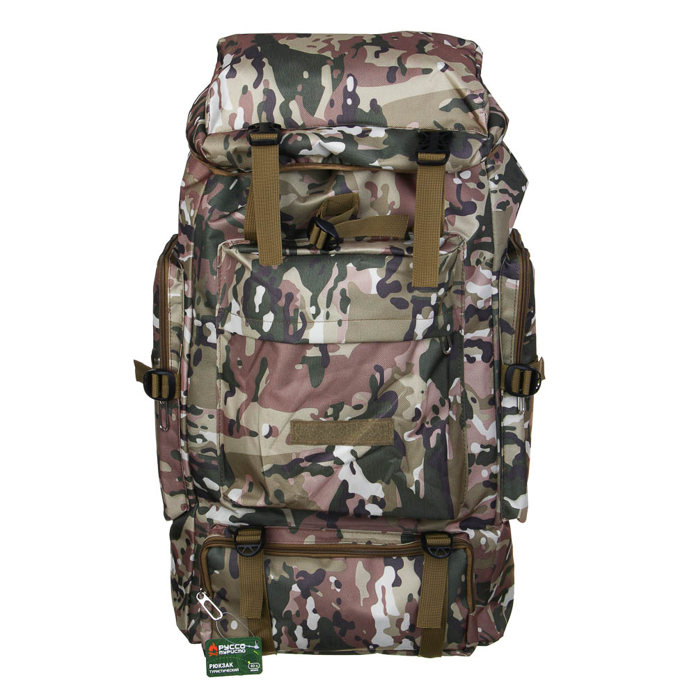 РУССО ТУРИСТО Рюкзак туристический Егерь 80л, 70x35x18 см, нейлон - #6