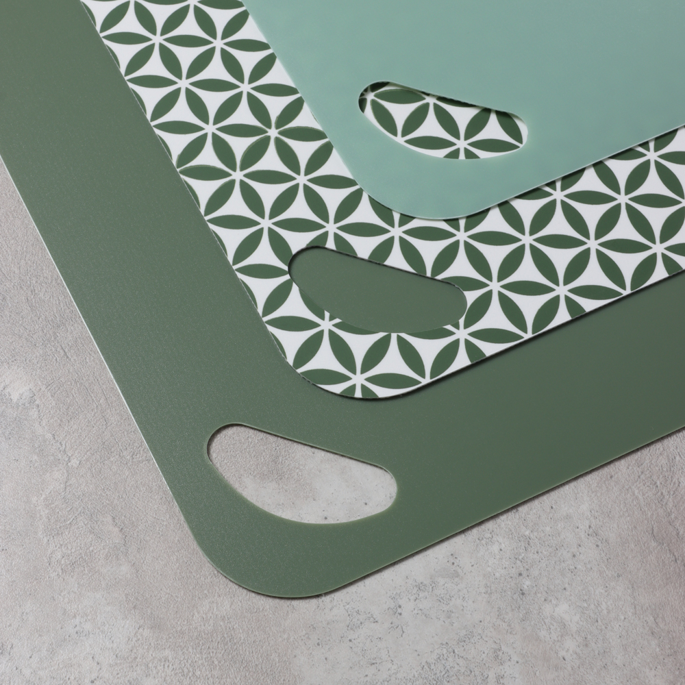 SATOSHI Виган Набор досок разделочных гибких 3шт 38х29см, 33,5х24см, 29х19см, пластик - #9