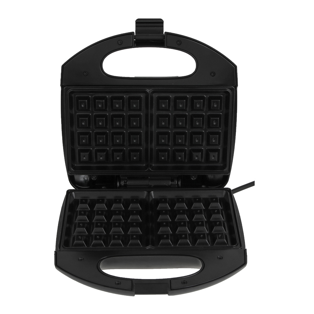 LEBEN Вафельница для бельгийских вафель, 1000 Вт, пластик, нерж. сталь, антипригарное покрытие - #3