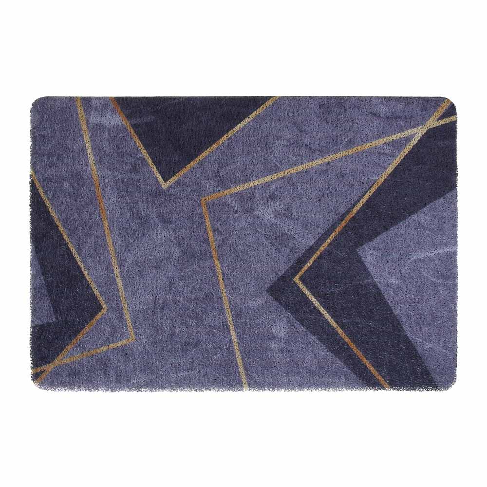 Коврик придверный тм VETTA Print, ПВХ, 39х59 см, 2 дизайна, резиновая подложка - #2