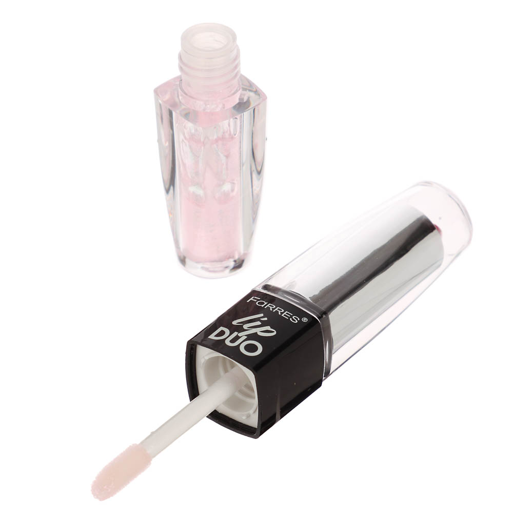 Блеск увлажняющий + помада для губ 2 в 1, тм Farres 4 г - #20