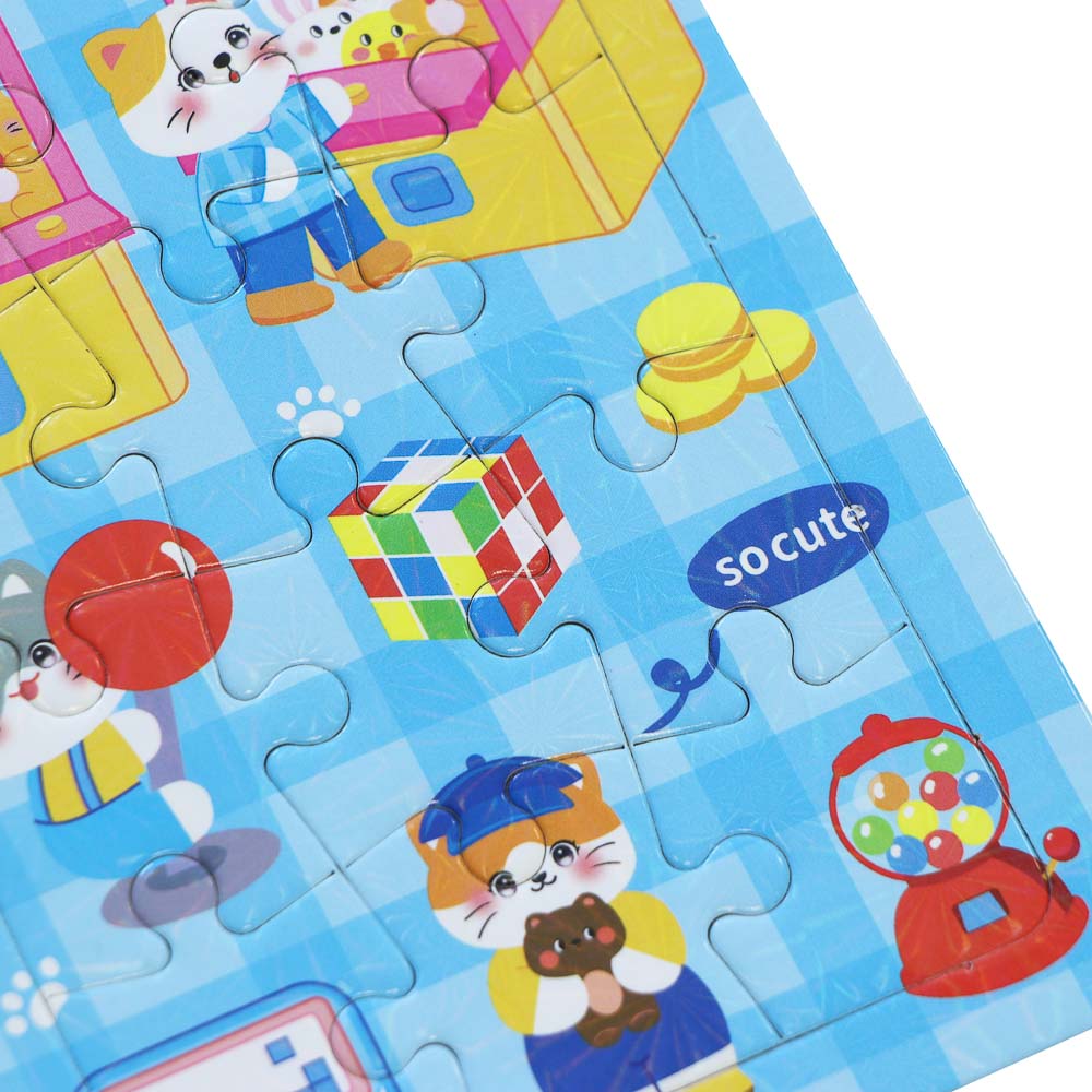 Набор для творчества пазл с наклейками, 18,5х24,5см, бумага, 4 дизайна - #7