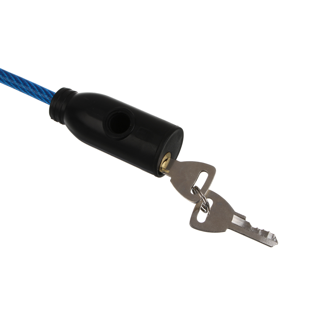 Замок велосипедный тм BY SPORT, противоугонный, тросовый, 600х7мм, металл, ПВХ, 3 цвета - #4