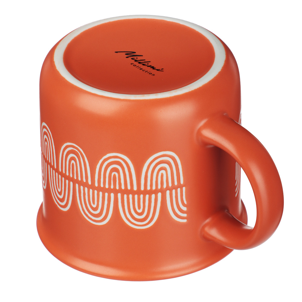 Кружка Ассорти тм MILLIMI, 370мл, 4 дизайна, фарфор - #3