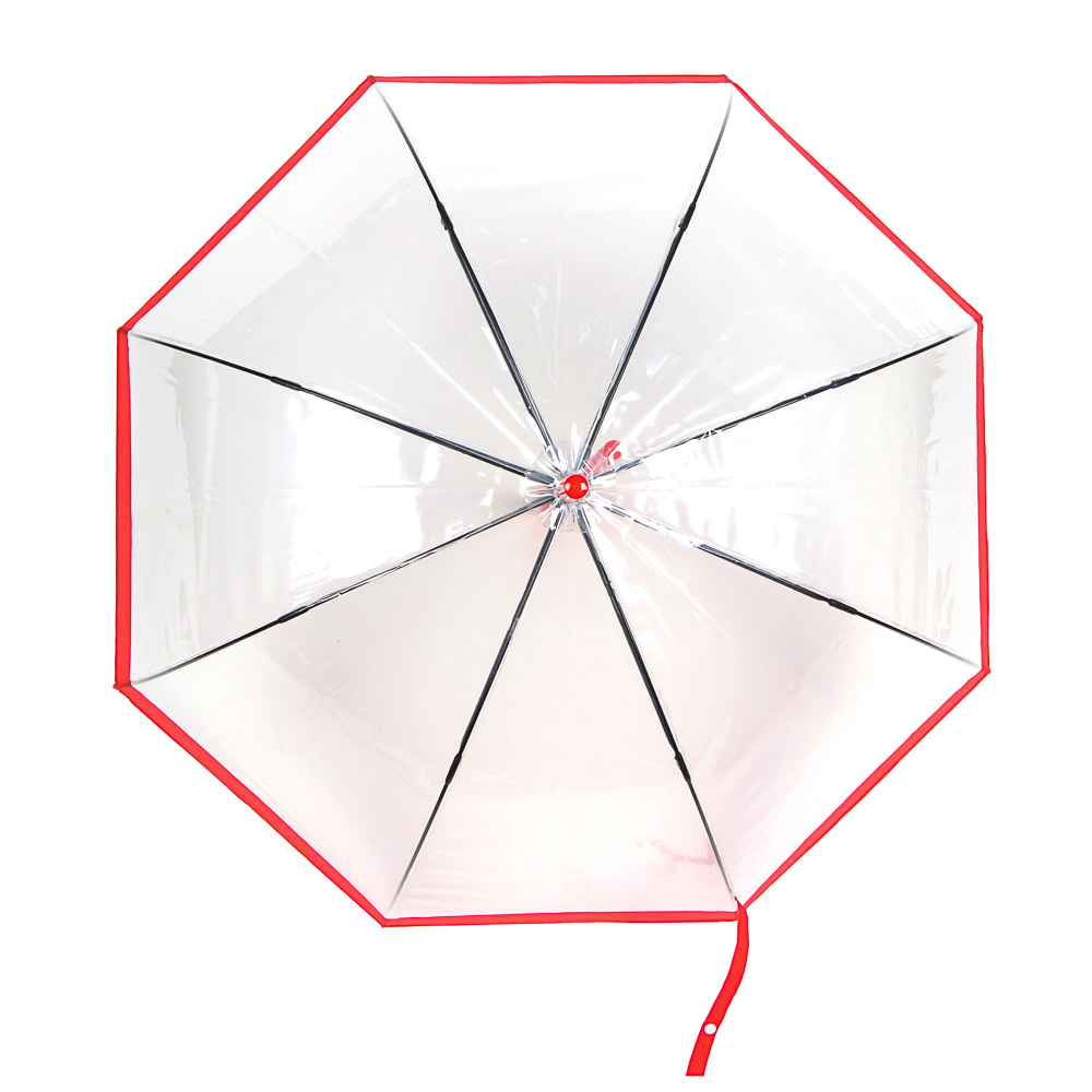 Зонт-трость женский, сплав, пластик, ПВХ, 58см, 8 спиц, 4 дизайна - #4